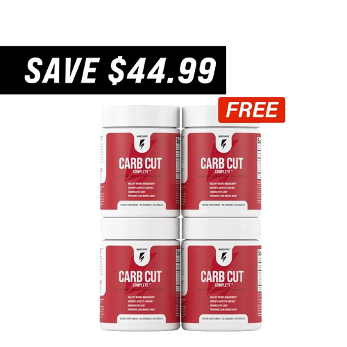 3 Bottles of Carb Cut Complete + 1 Free