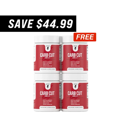 3 Bottles of Carb Cut Complete + 1 Free