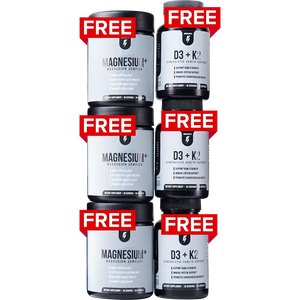 3 Bottles of Magnesium+ & 3 Bottles D3 + K2 Offer