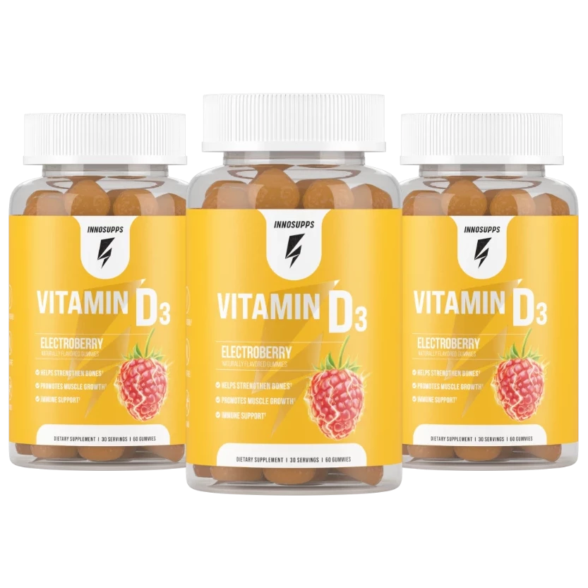 3 Bottles of Vitamin D3 Gummies